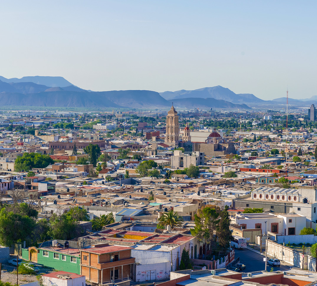 Mexico city skyline