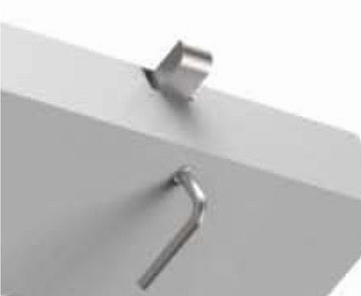 L-handle.
